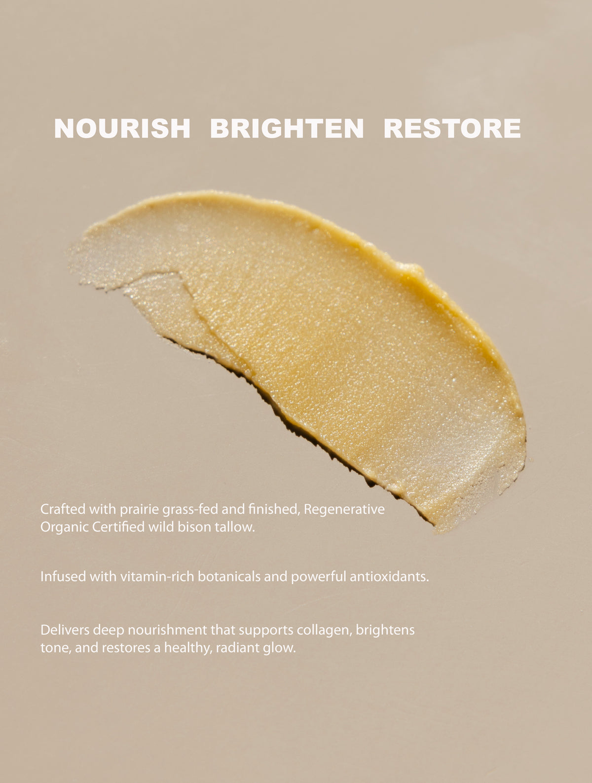 Golden C 2.4 oz- Wild Bison Tallow Balm