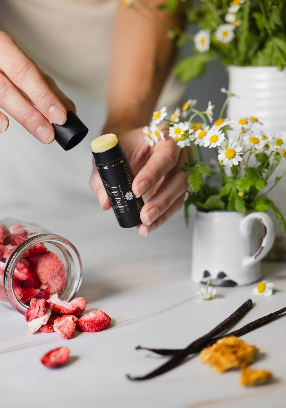 Strawberry Vanilla Tallow Lip Balm