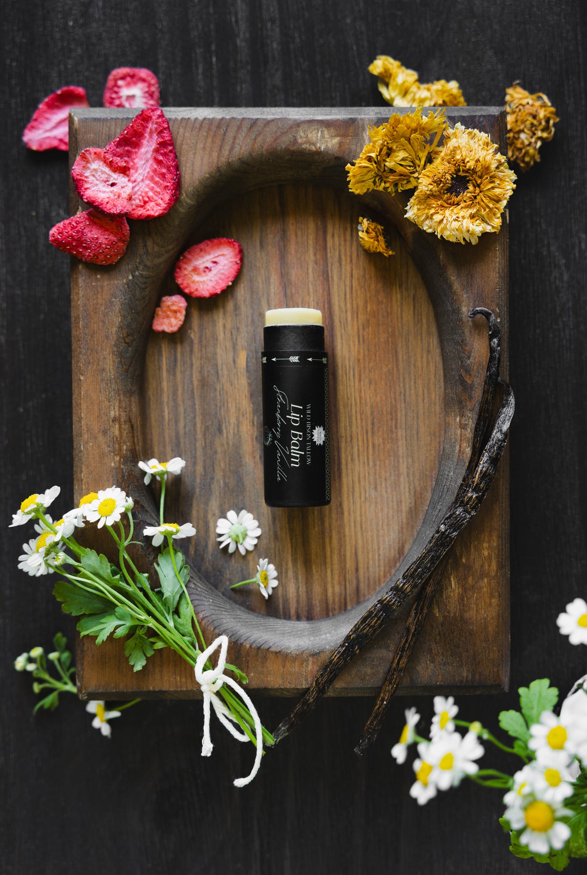 Strawberry Vanilla Tallow Lip Balm