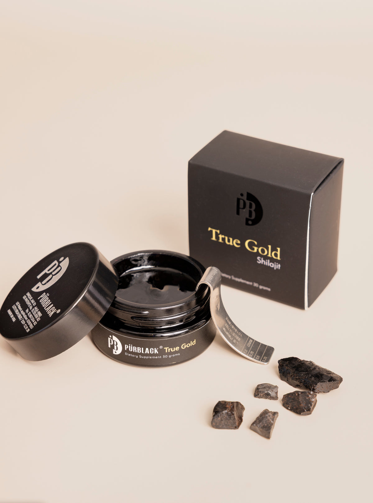 Shilajit Live Resin True Gold - 30 grams - Pürblack