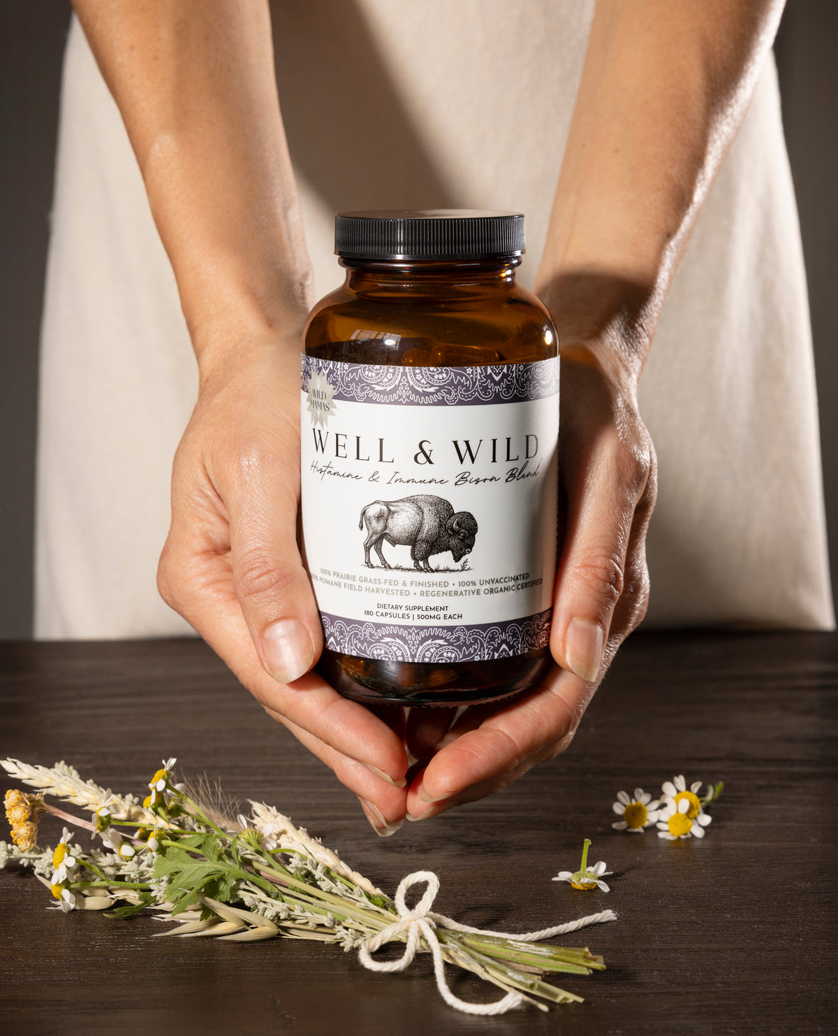 Well and Wild- Histamine and Immune Bison Organ Blend