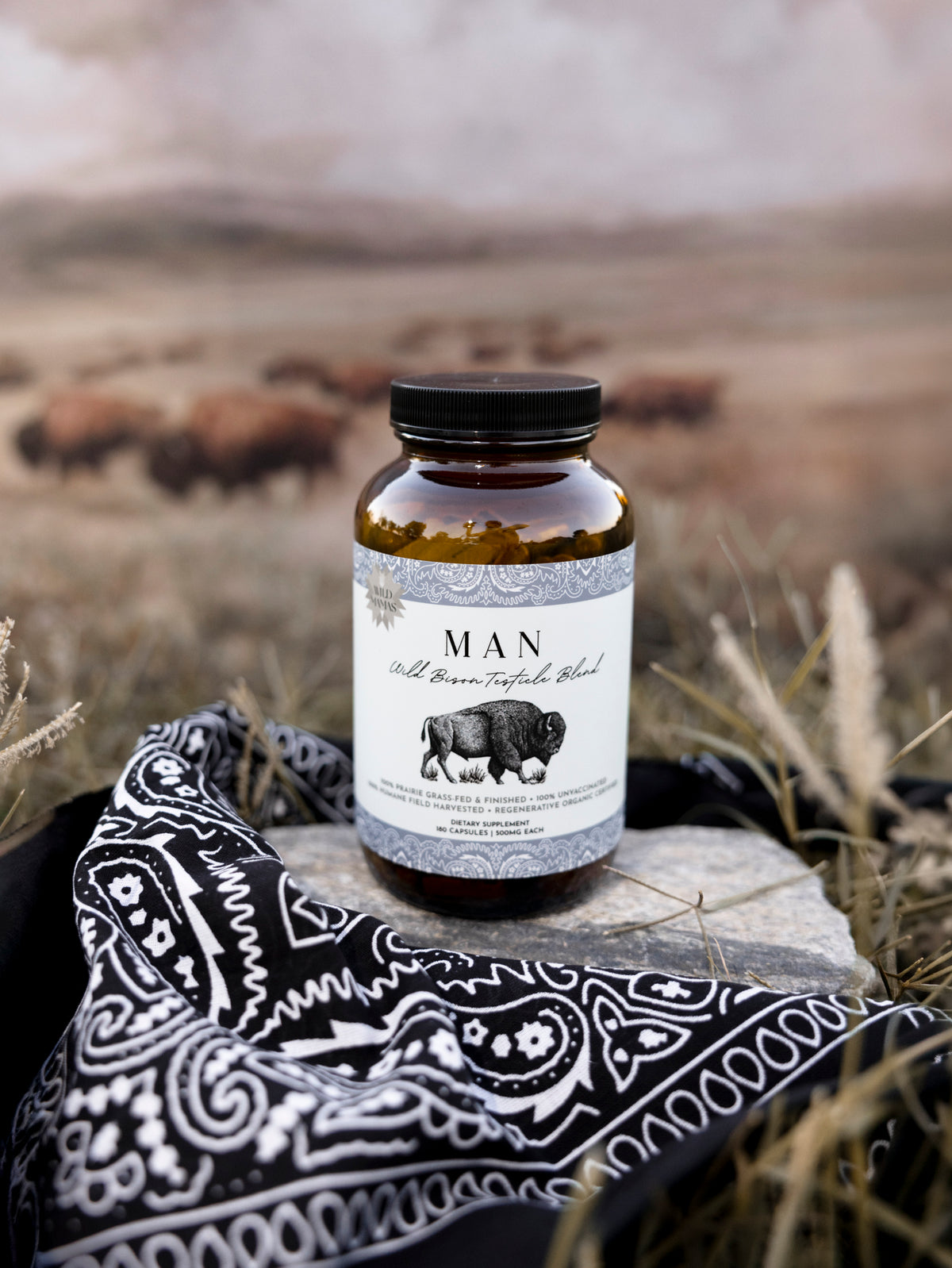 Man- Wild Bison Testicle Organ Blend