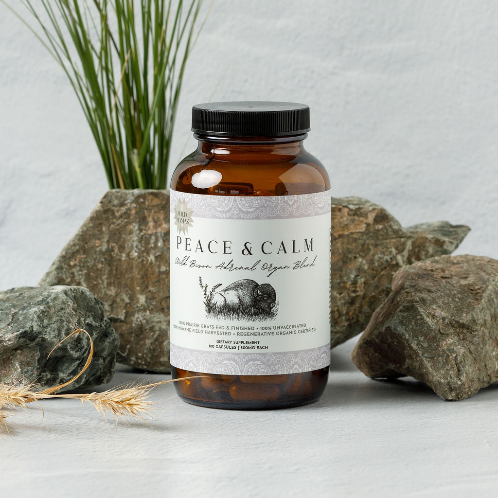 NEW! Peace and Calm- Wild Bison Adrenal Organ Blend