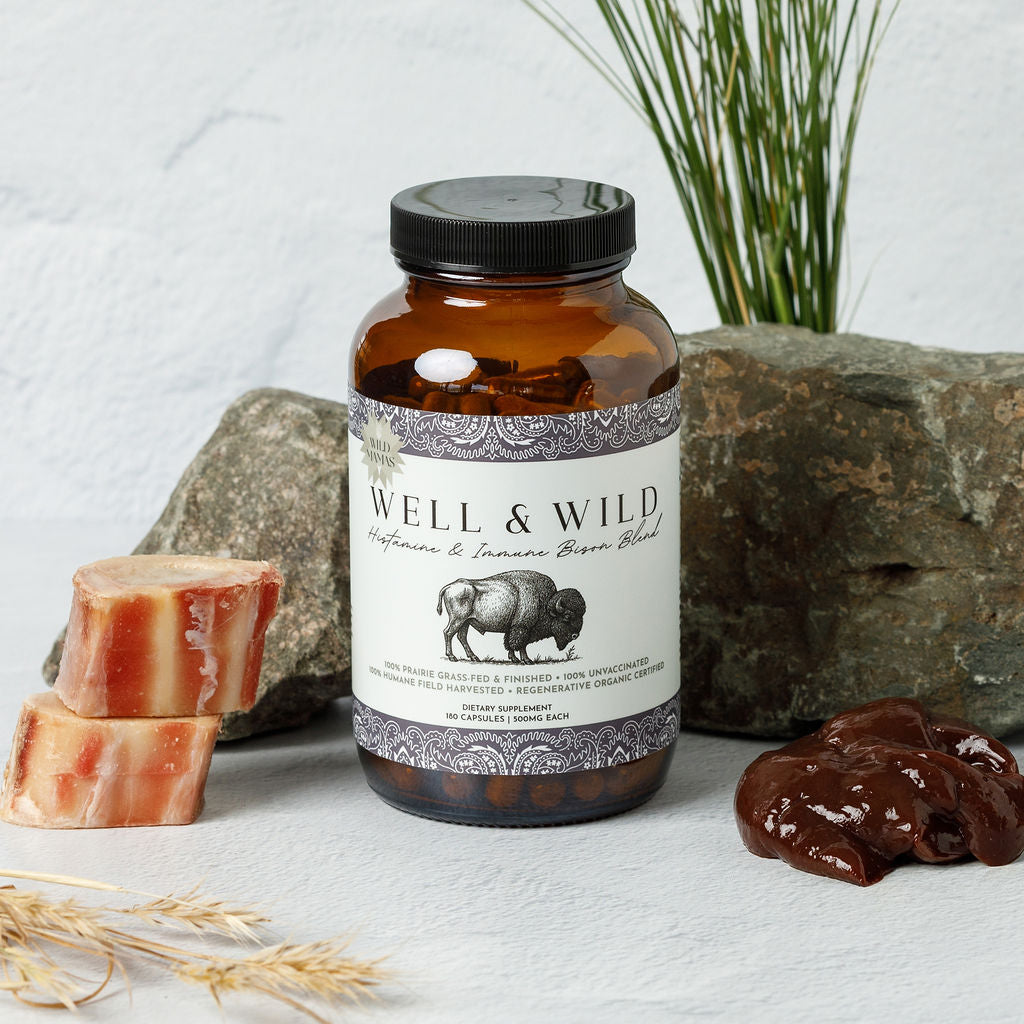 New! Well and Wild- Histamine and Immune Bison Organ Blend