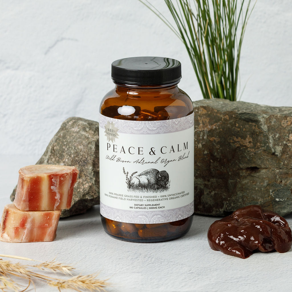 NEW! Peace and Calm- Wild Bison Adrenal Organ Blend