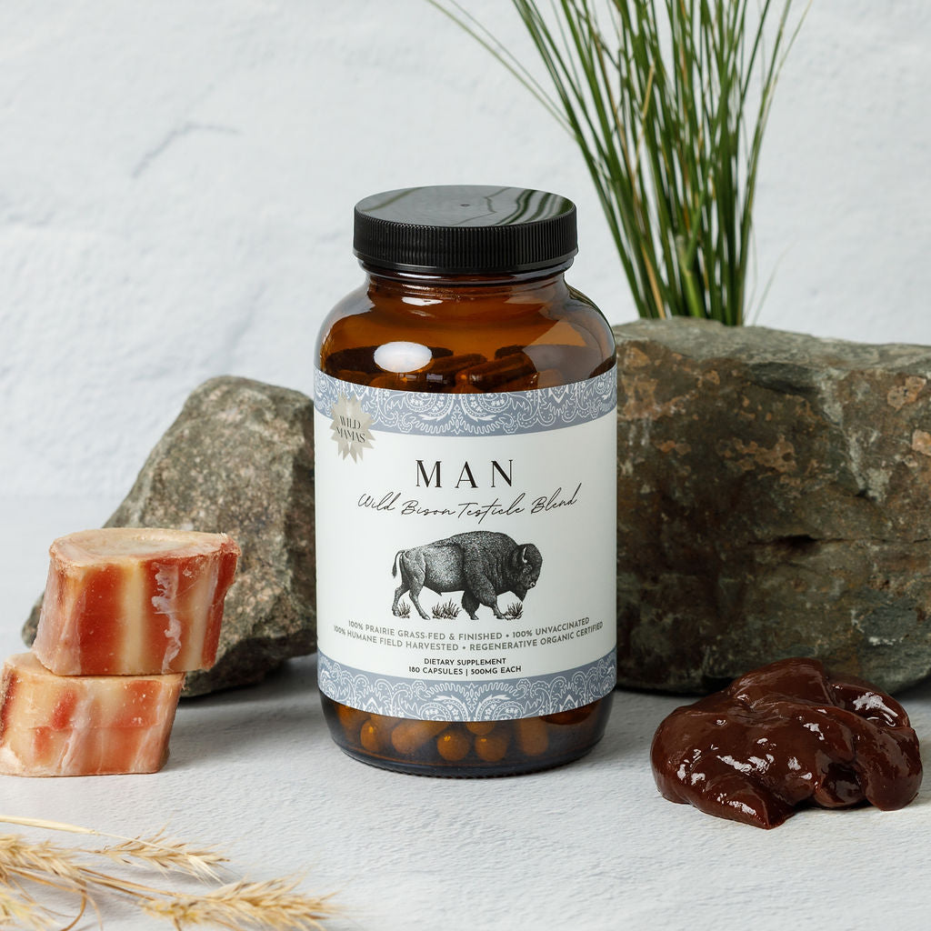 NEW! Man- Wild Bison Testicle Organ Blend