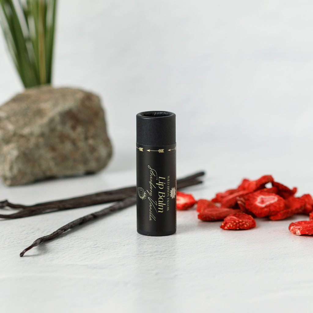 NEW! Strawberry Vanilla Tallow Lip Balm
