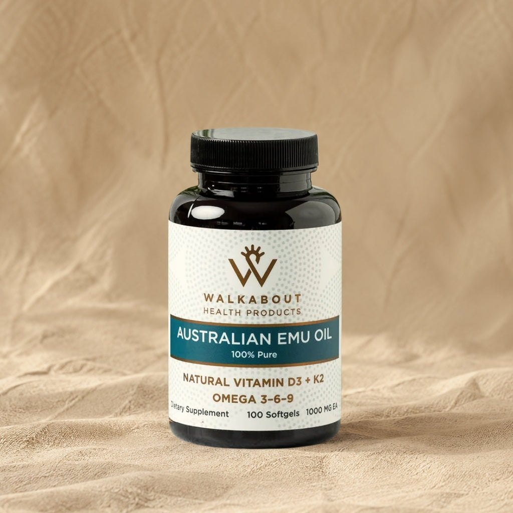 WALKABOUT AUSTRALIAN EMU OIL – 100 CAPSULES