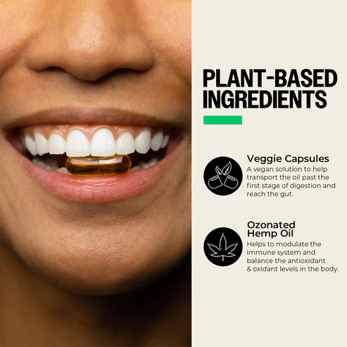 PurO3 Ozonated Hemp Oil Capsules