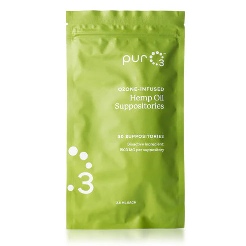 Hemp Oil Ozone Suppositories - PurO3 30ct.