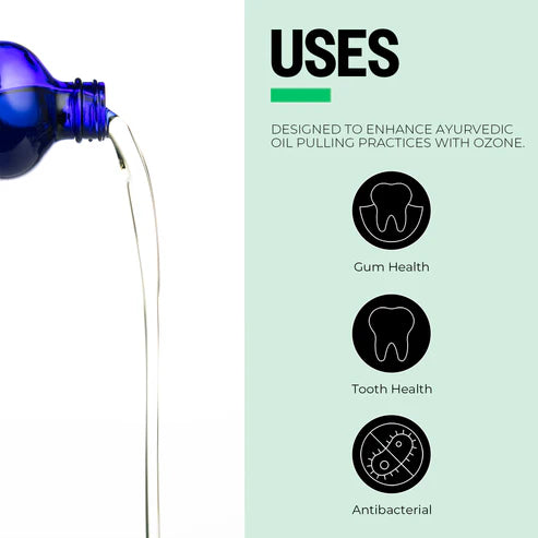 PurO3 Ozonated Oil Pulling Solution 8 oz.